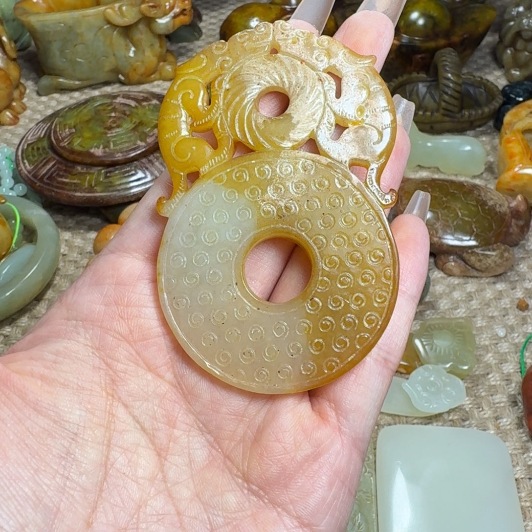 白玉菩提吊坠挂件