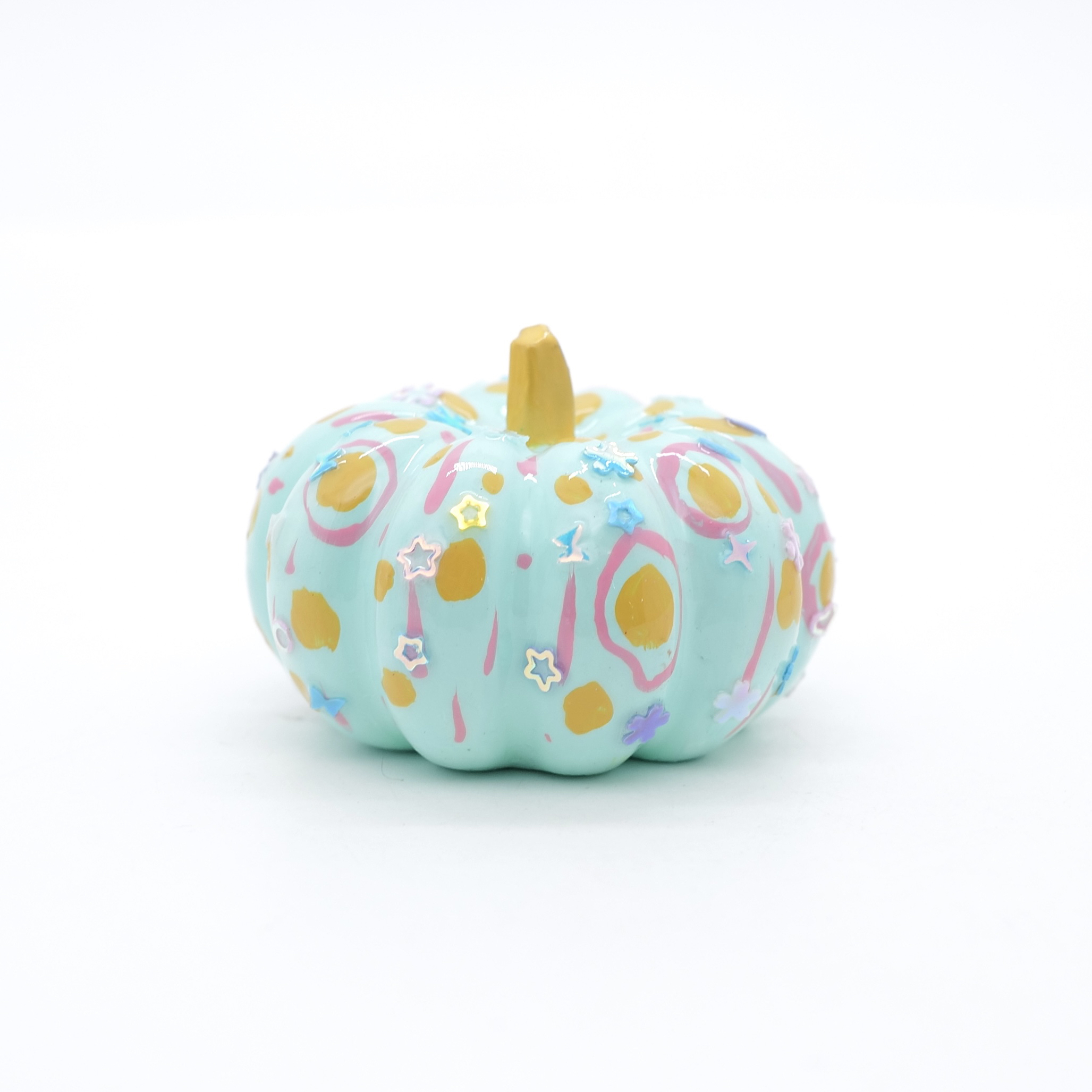 王甜心小南瓜摆件 手工制作上色 石膏摆件 仅一件