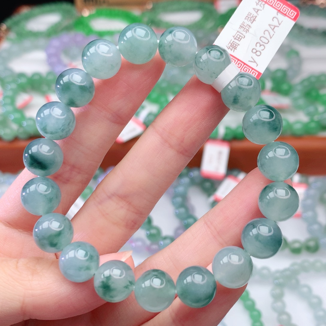 翡翠手链未镶嵌翡翠10mm