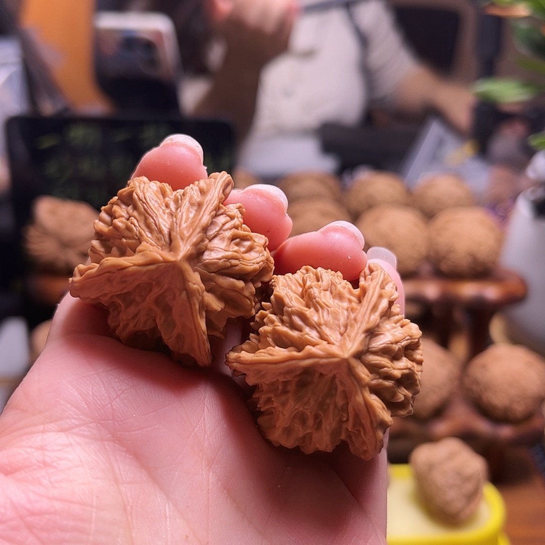 把件文玩核桃37尺三棱78