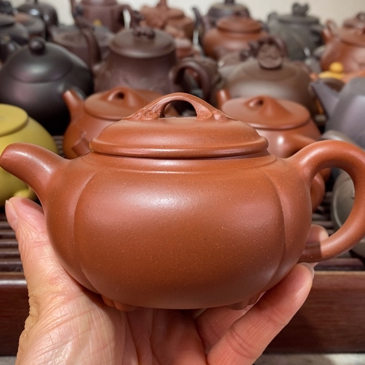 紫砂茶壶微瑕处理一把