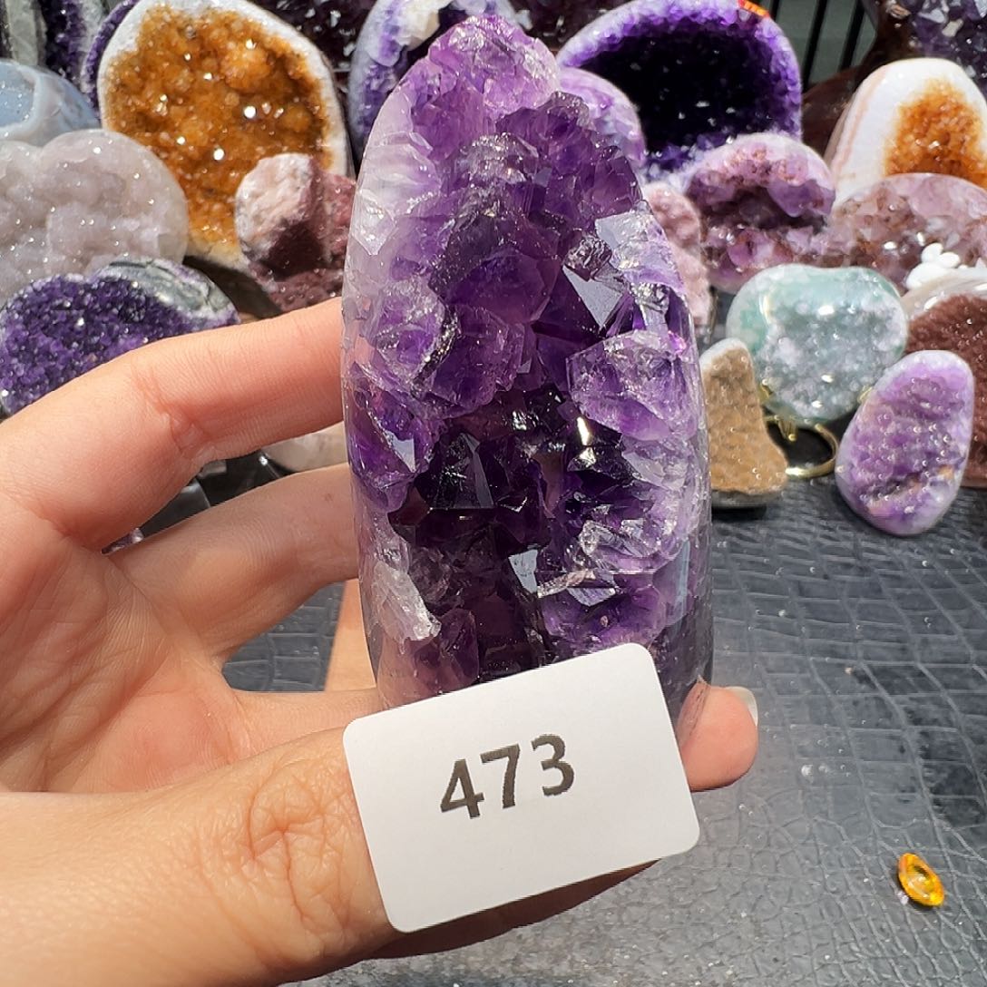 未镶嵌珠宝半成品紫晶