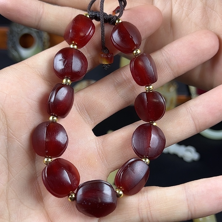 玛瑙/玉髓合金手链