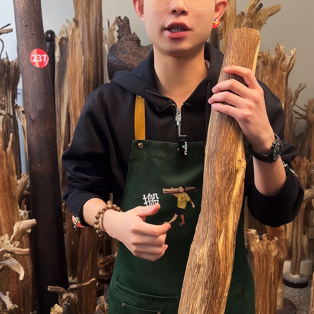 沉香摆件天然沉香原木摆件➕底座