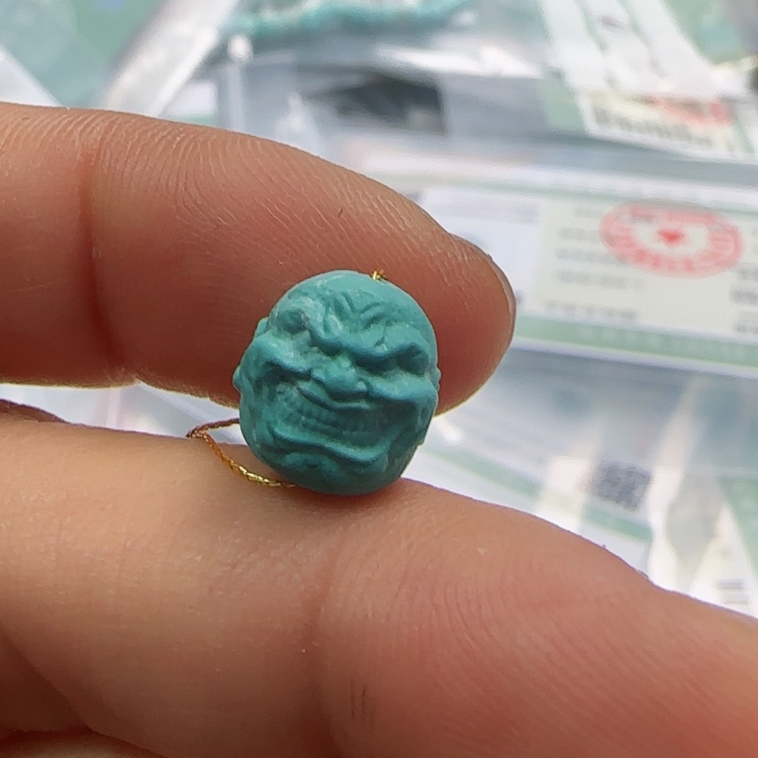 绿松石珠宝半成品未镶嵌