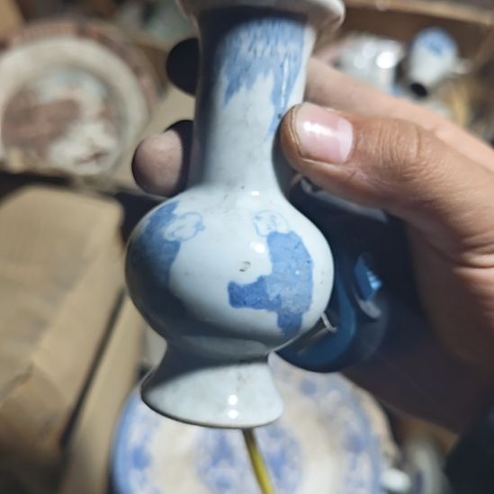 绿泥陶瓷盘子碗啥都有