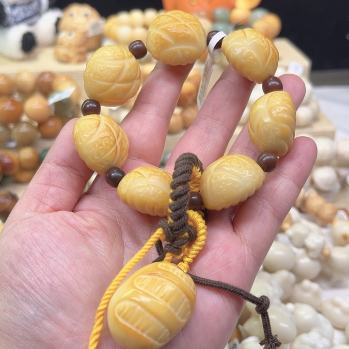 菩提根/象牙果手串菠萝包2-3-80