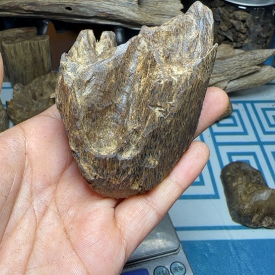 黄***钻木质海南紫奇包头38克