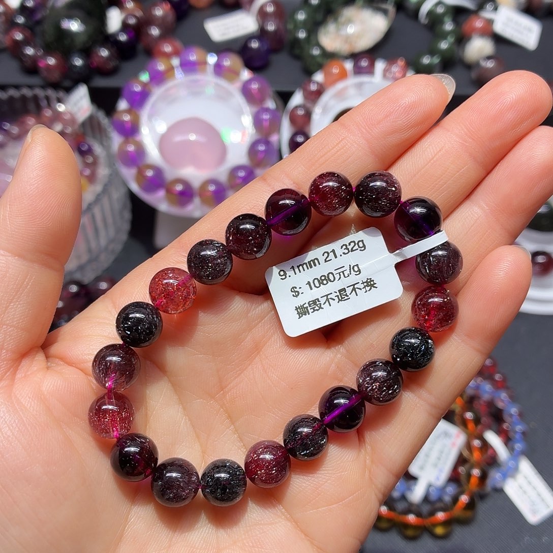 水晶手链未镶嵌天然水晶