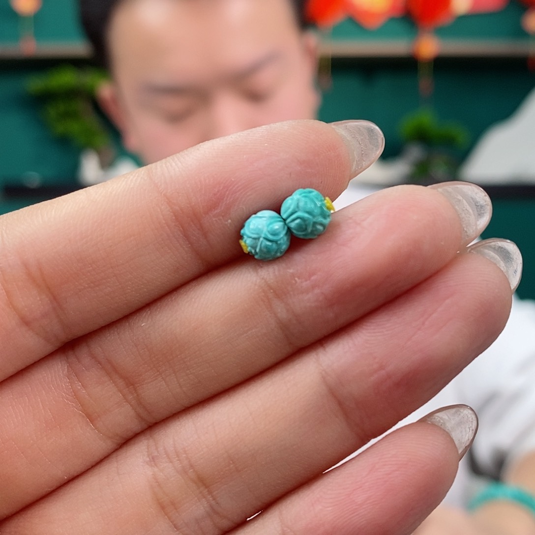 绿松石珠宝奇石未镶嵌