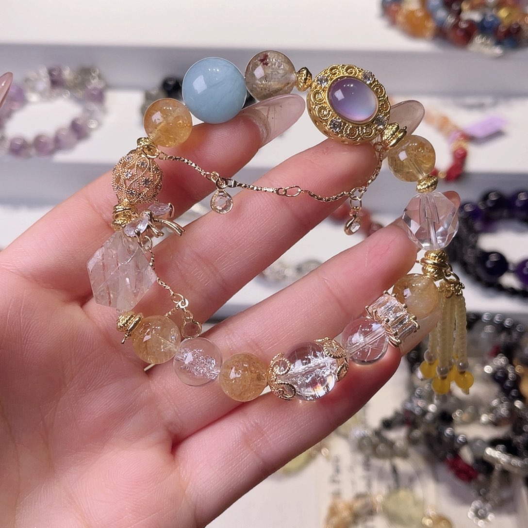 水晶手链合金尺寸