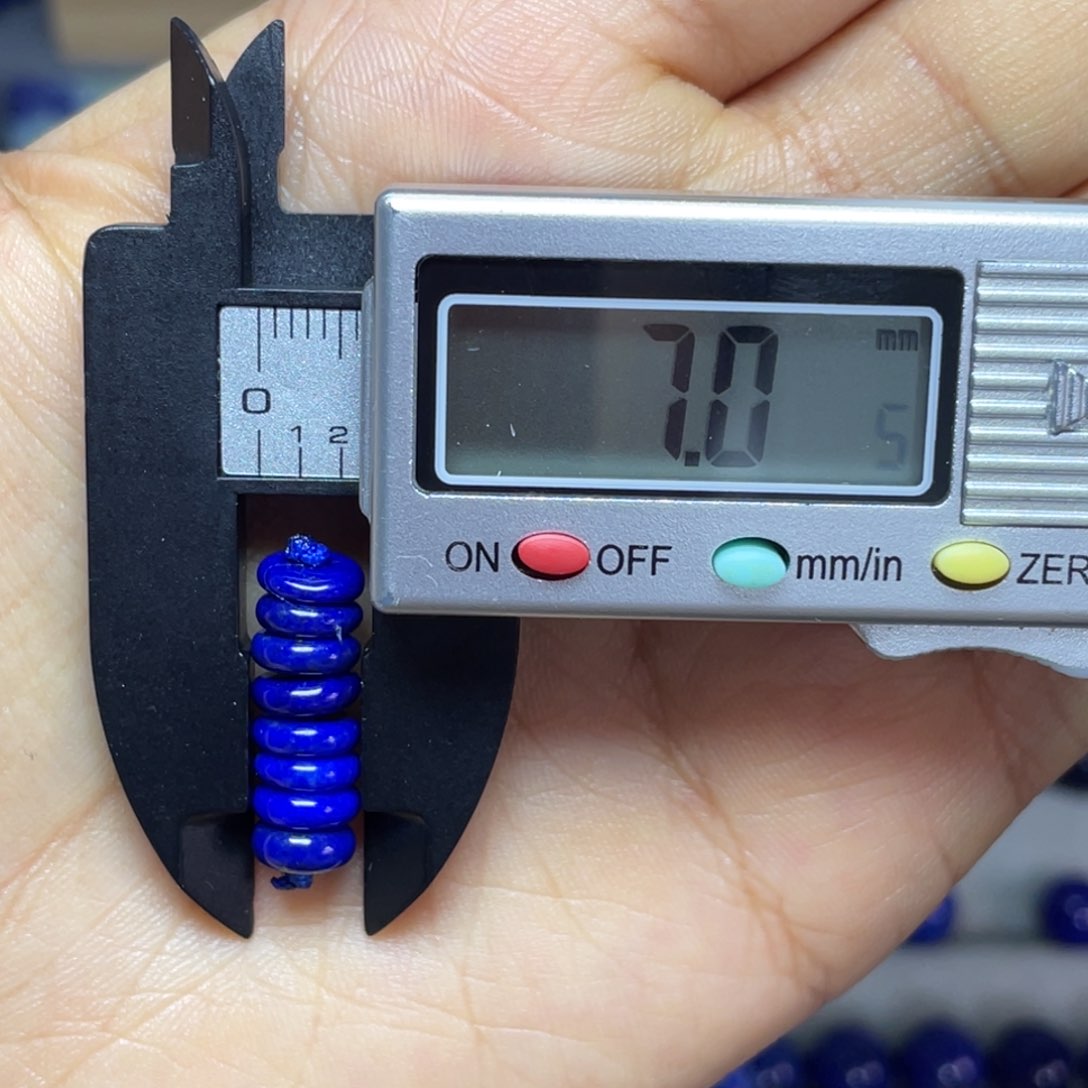 青金石7mm隔片未镶嵌