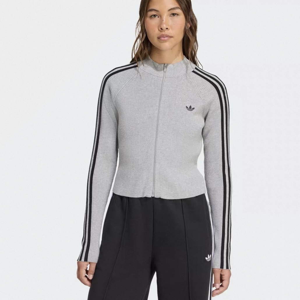 adidas/阿迪达斯三叶草女子【商场同款】修身拉链夹克外套JZ0886