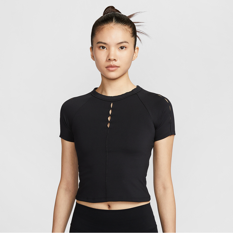 耐克（NIKE）Dri-FIT 女子速干短袖短款上衣HQ0249-010