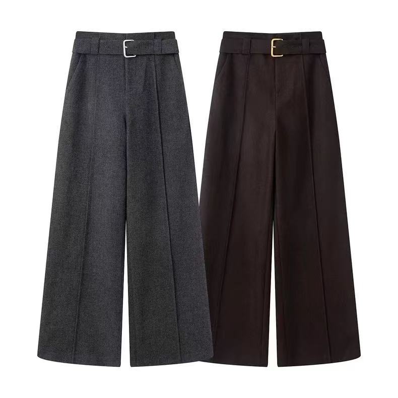 迪卡轩商场同款2025新款秋季百搭长裤直筒休闲裤子女通勤风156217