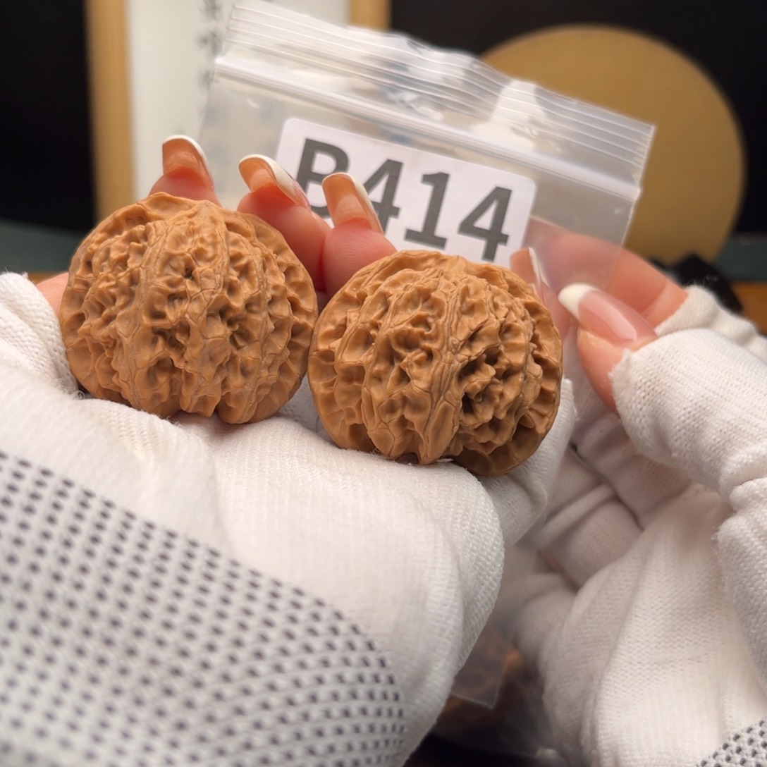 文玩核桃把件40苹果b 414