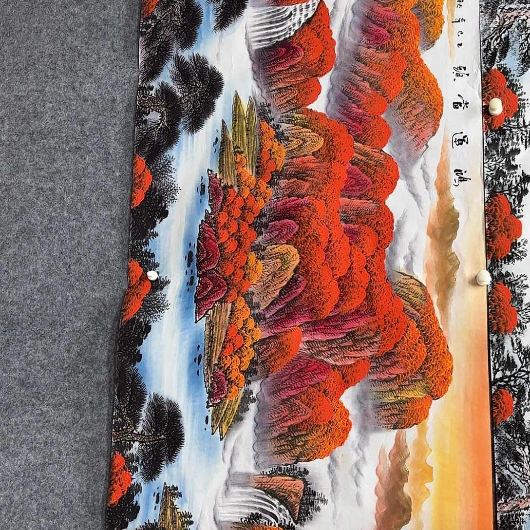 国画国画作品多次入选国内外