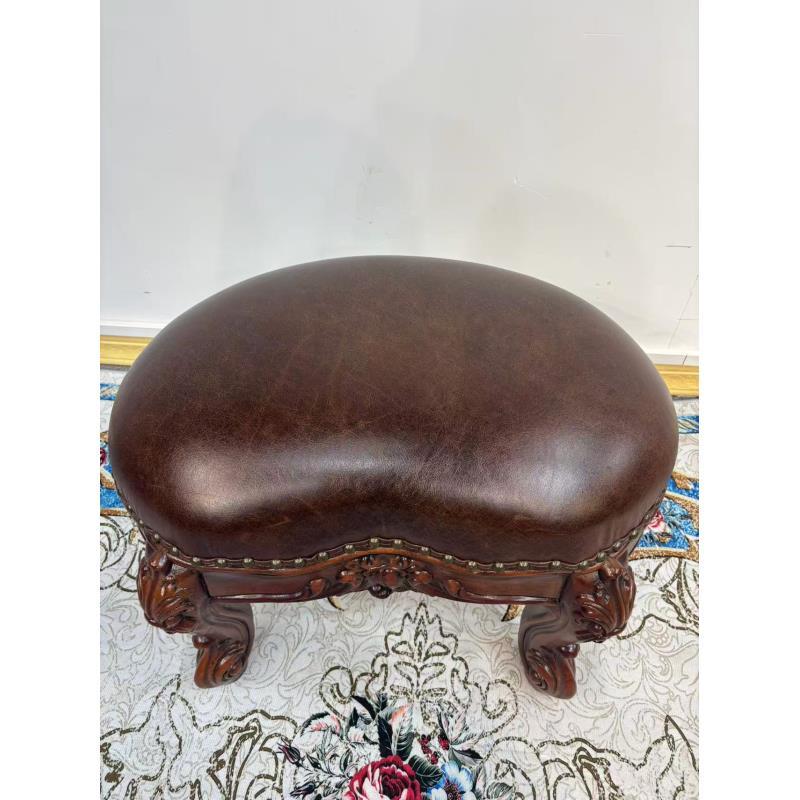 XSH199妆凳620*420*460 美式脚踏坐具妆凳坐具