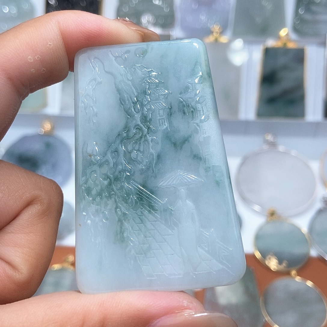 翡翠吊坠(不含链)未镶嵌