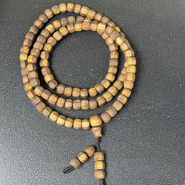 沉香六角珠沉浮多圈随形手串 07多样性发一