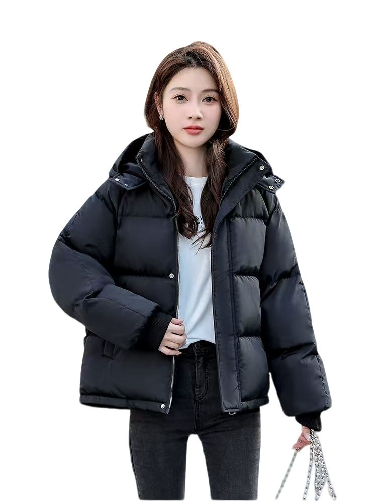 B001-B050直播间链接 百搭女款外套短款时尚休闲女士连帽加厚保暖