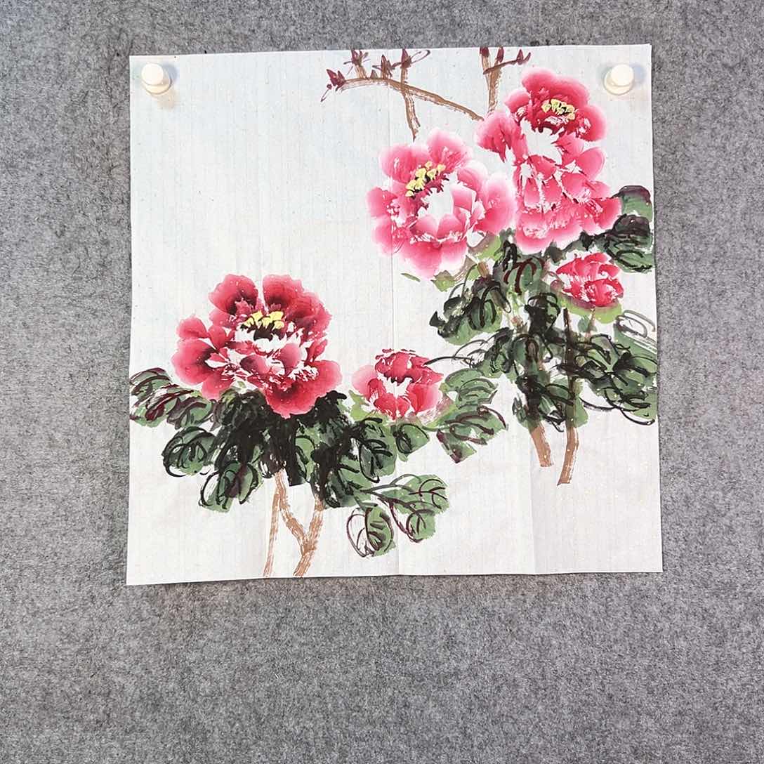 国画381 花鸟和蝴蝶等鸟类都能