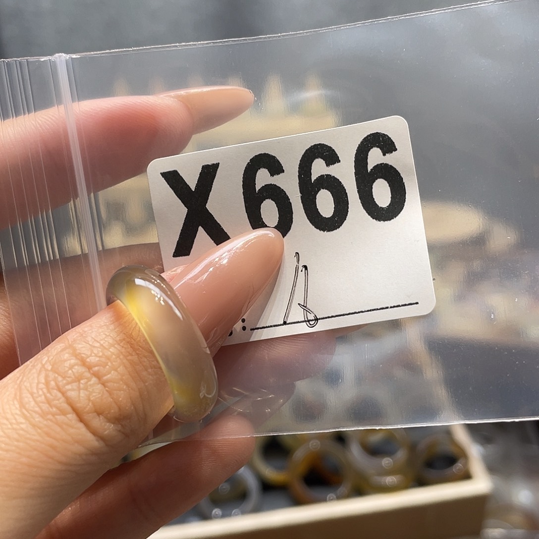 玛瑙/玉髓未镶嵌戒指666