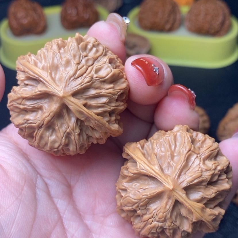 【闪购商品】文玩核桃把件629号苹果41.