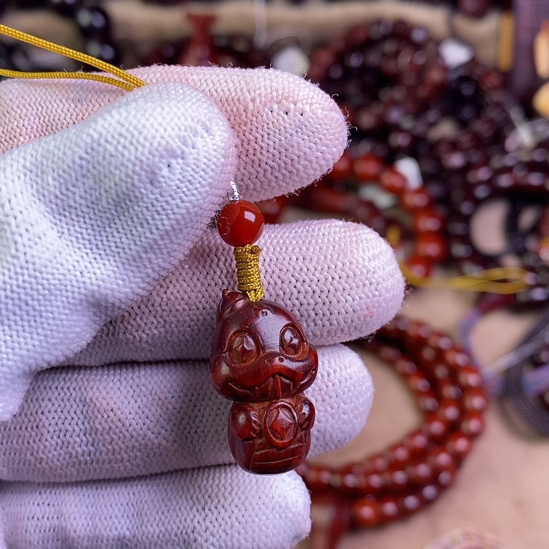 小叶紫檀手串/手链蛇年送宝