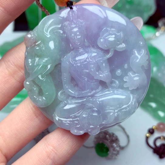 翡翠吊坠(不含链)未镶嵌