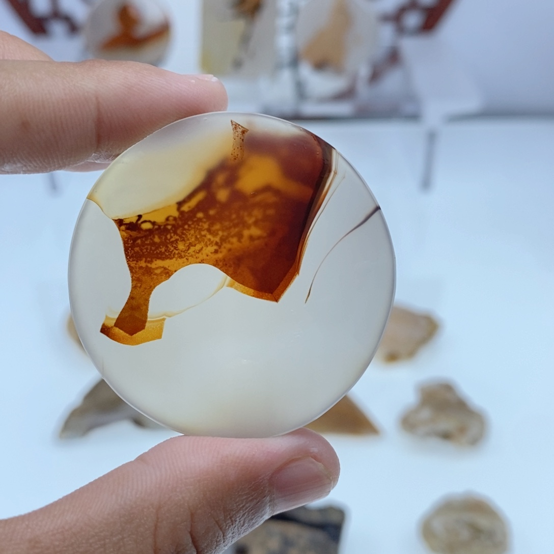 玛瑙/玉髓未镶嵌珠宝半成品