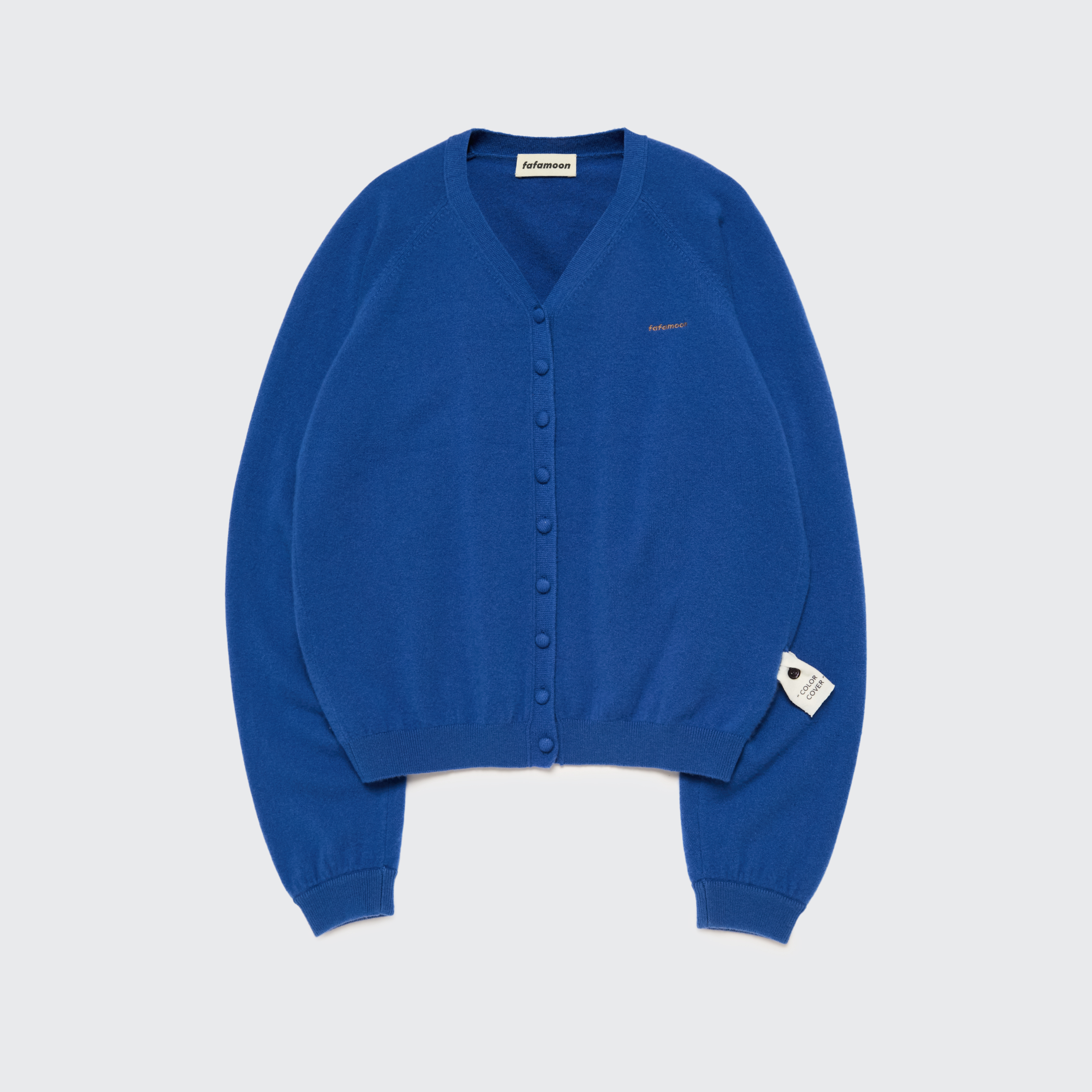 fafamoonV领百搭羊绒毛针织