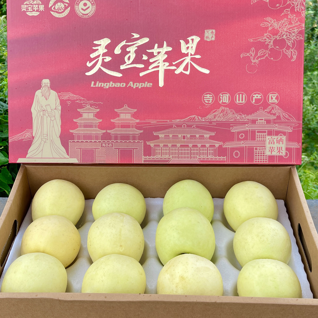 寺河山金冠苹果礼盒12枚