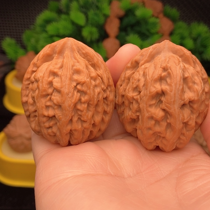 吊坠文玩核桃红锦鲤42.5全品