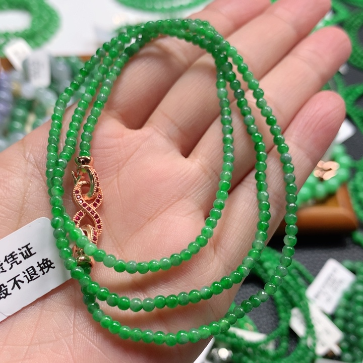 翡翠未镶嵌手链翡翠