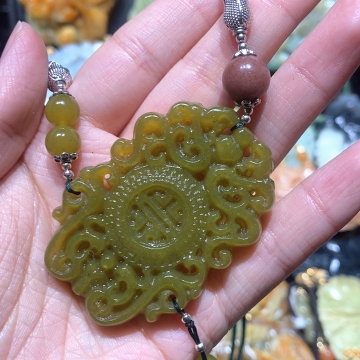 岫玉毛衣链未镶嵌