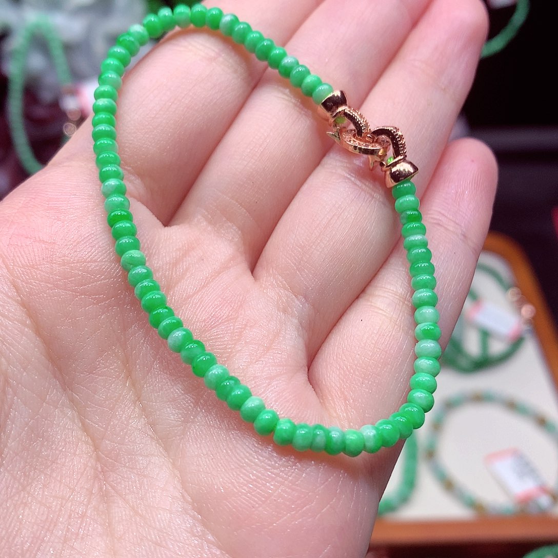 未镶嵌手链翡翠翡翠