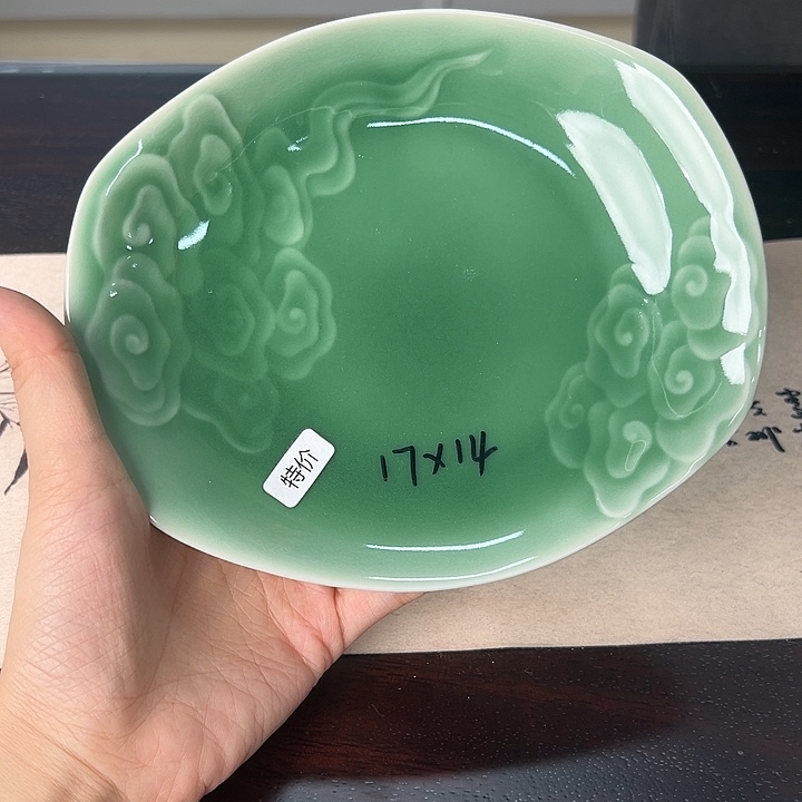 龙泉云间青瓷小米茶器