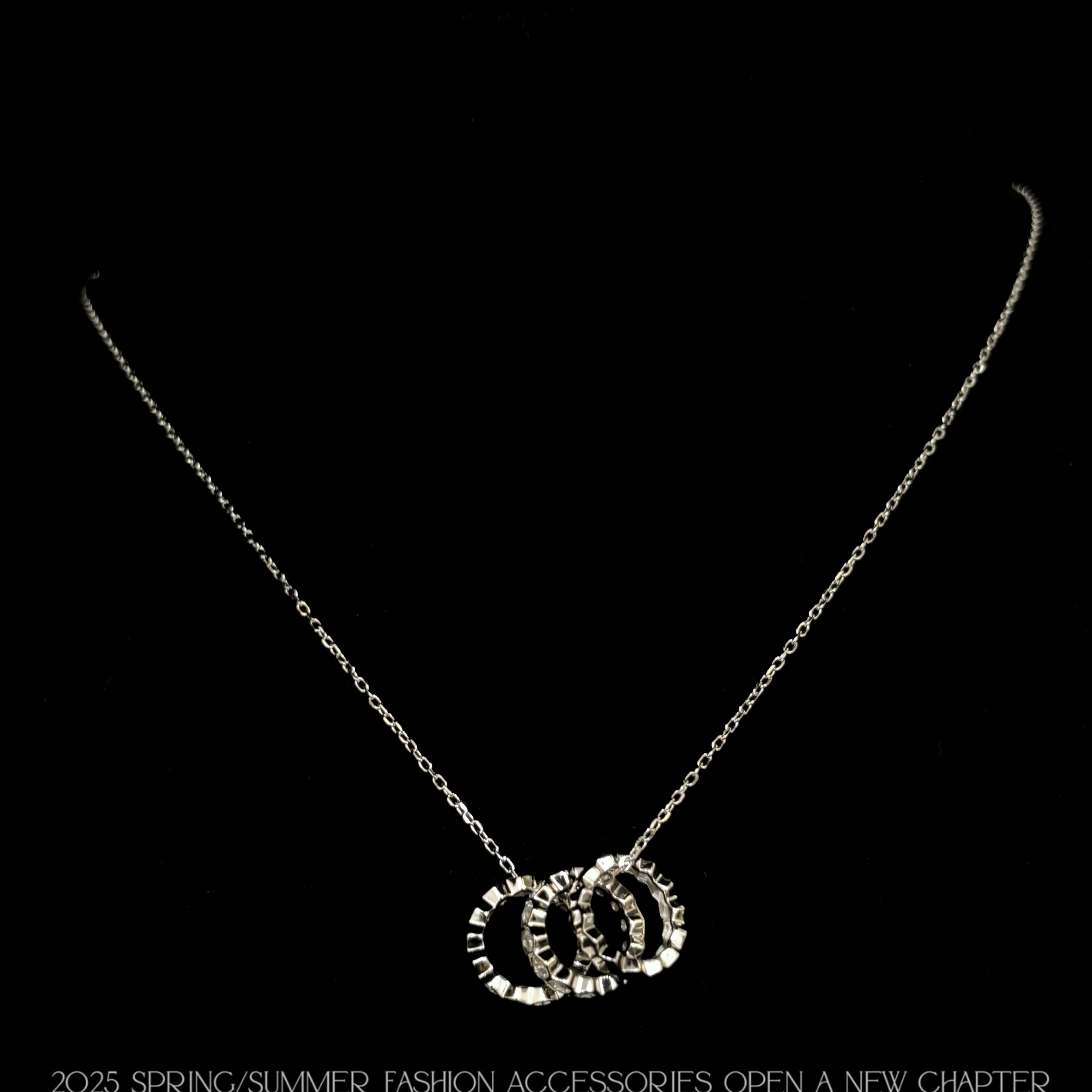 坠链均925银 镀K金 2025款C2382【三圈蜂巢】BOBAOLI 项链