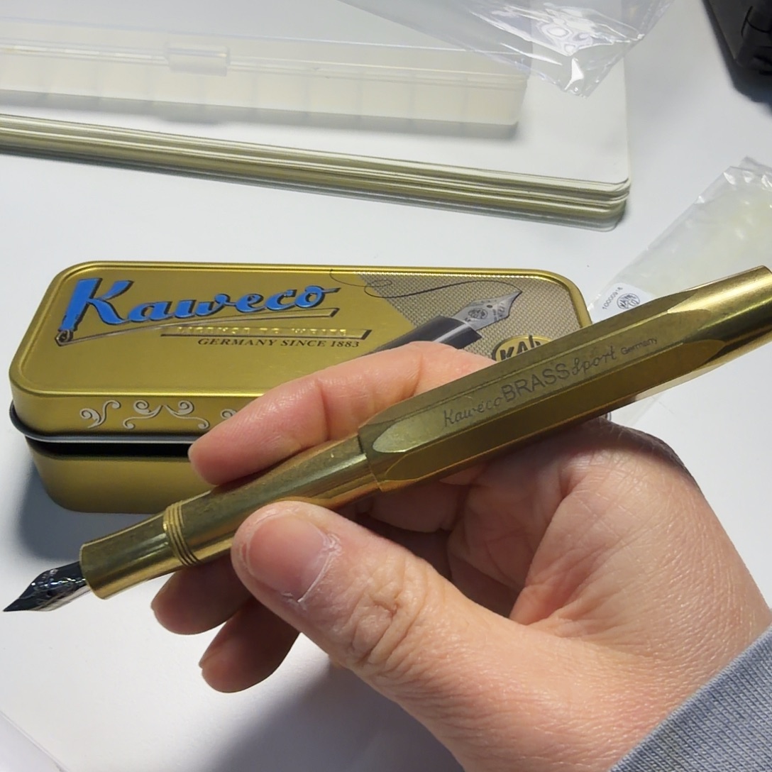 Kaweco黄铜钢笔Ef尖