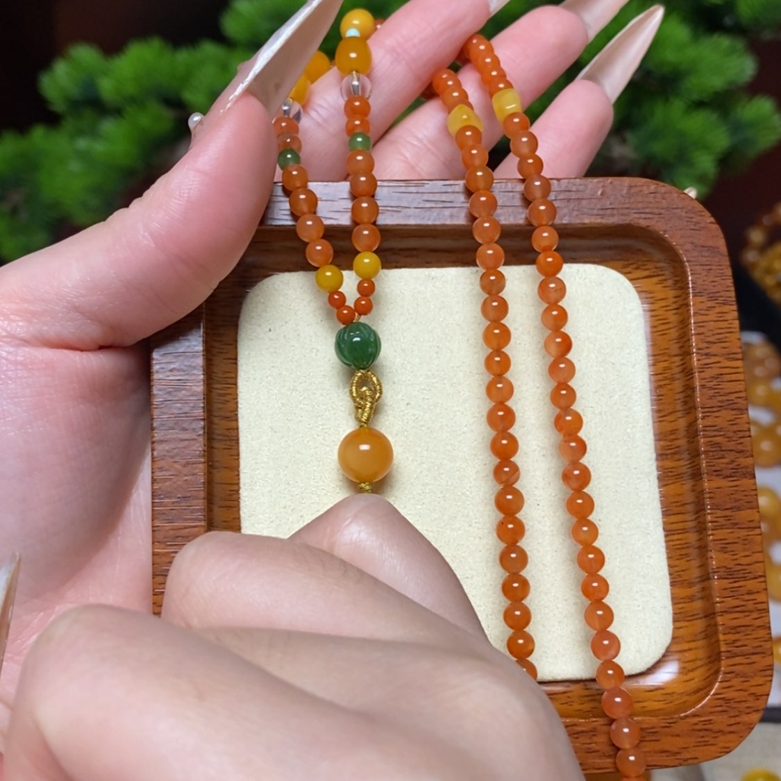 【闪购商品】蜜蜡颈饰未镶嵌项链