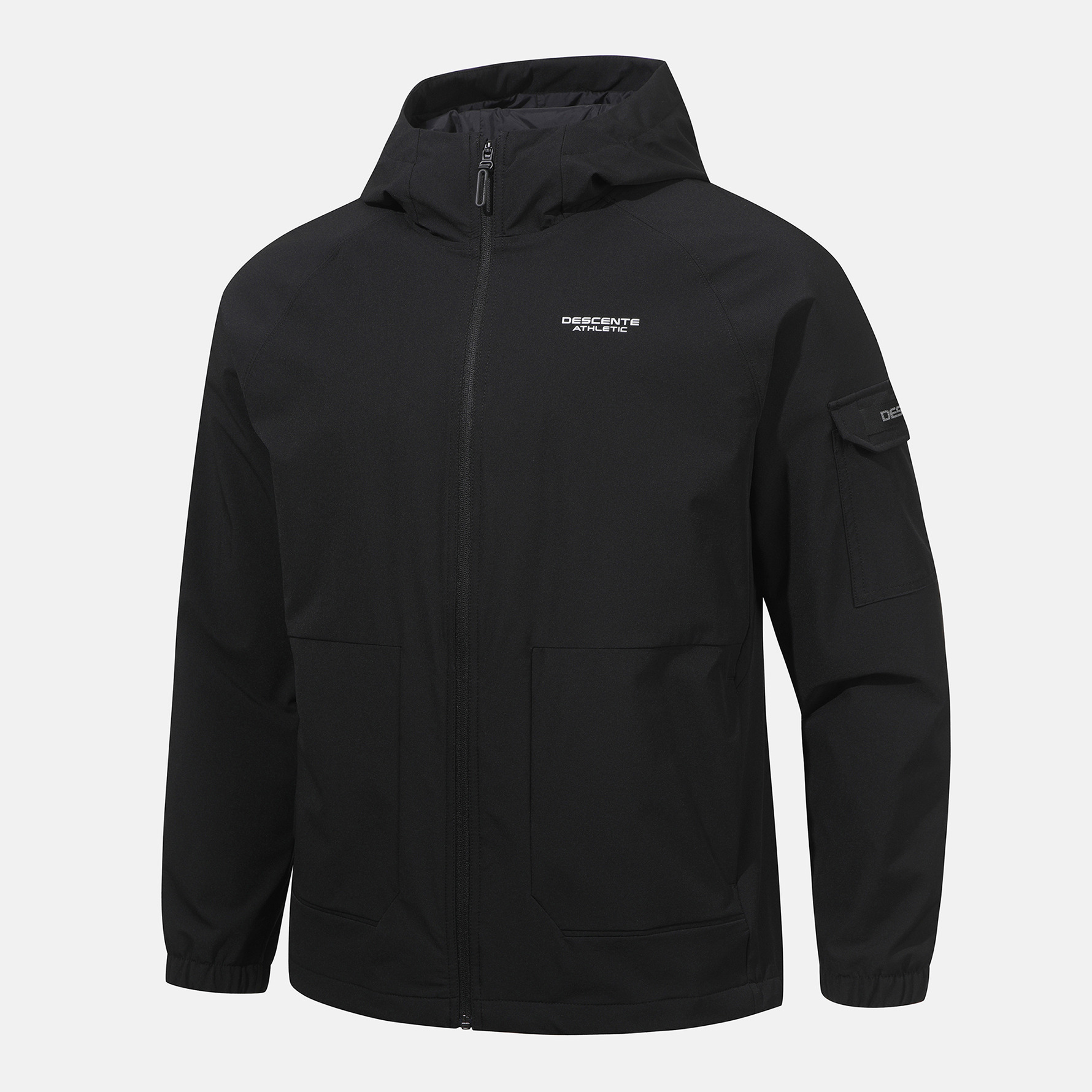 DESCENTE/迪桑特户外运动休闲连帽冲锋衣外套男女百搭SP323TWT91