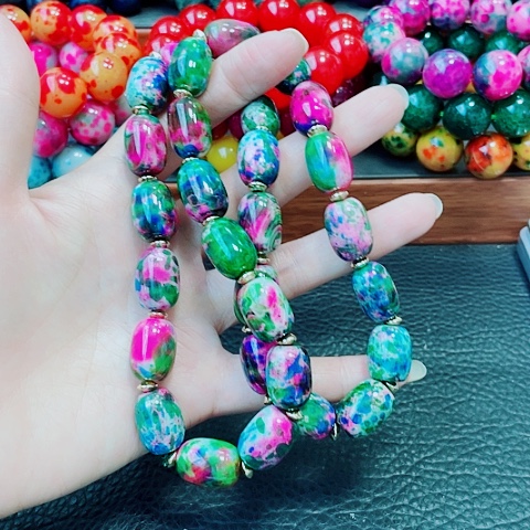 玛瑙未镶嵌手饰血灵草1318