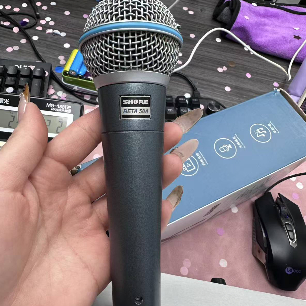 9新 Shure/舒尔 舒尔beta58a有线麦克风保证正品质量