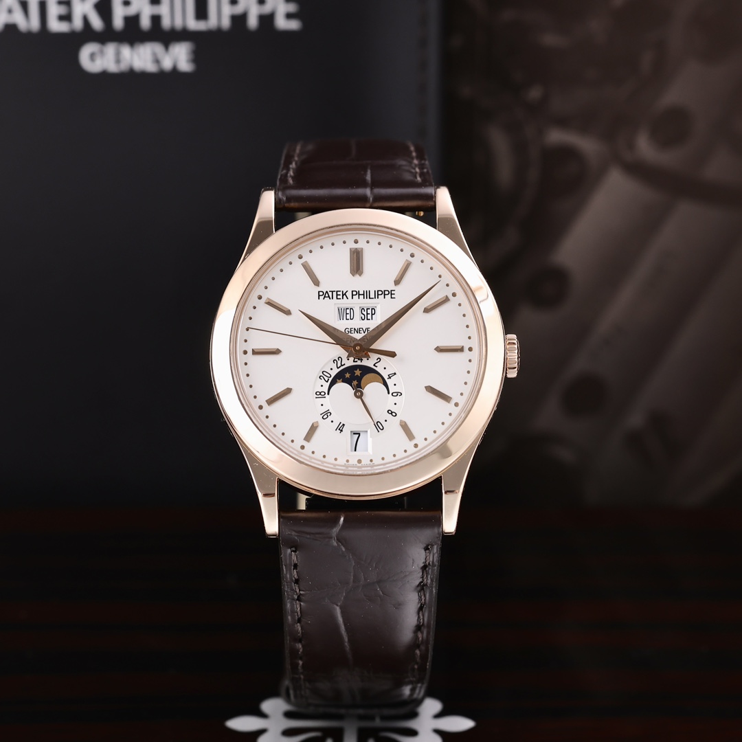 95新 Patek Philippe/百达翡丽 5396R 39mm 月相年历 2019年保卡