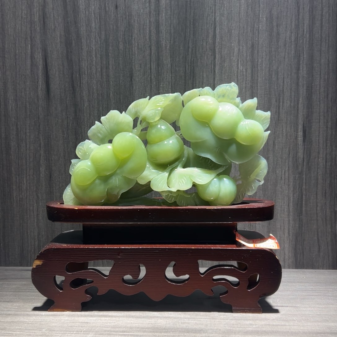 蛇纹石玉（覆膜）珠宝奇石未镶嵌