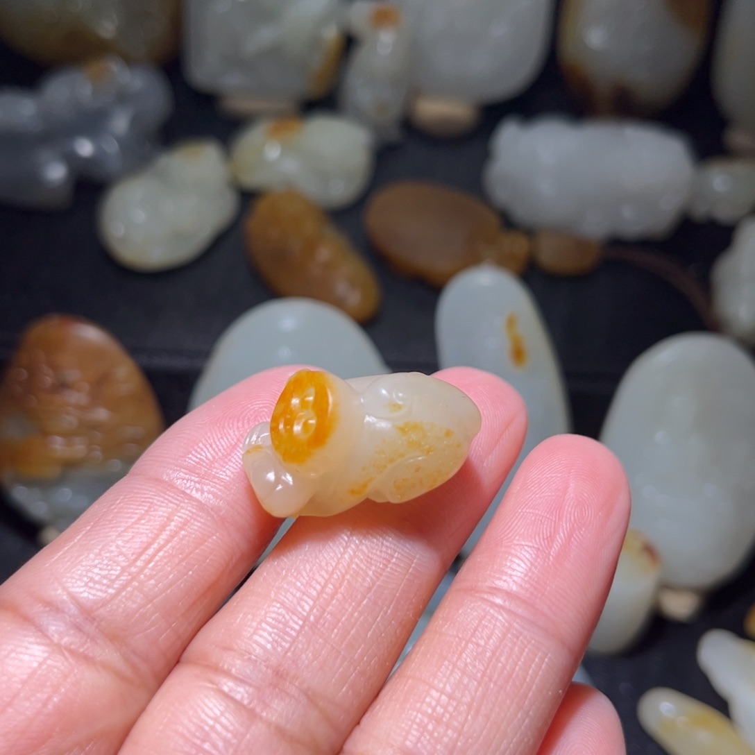 和田玉颈饰未镶嵌橙*-