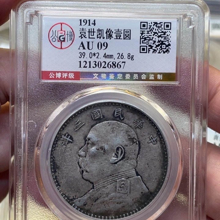 银古钱币一枚图片品相