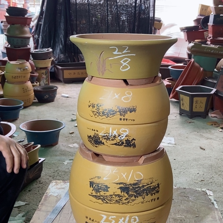 紫砂花盆紫砂紫砂