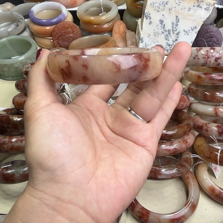 石英质玉未镶嵌圈口58.